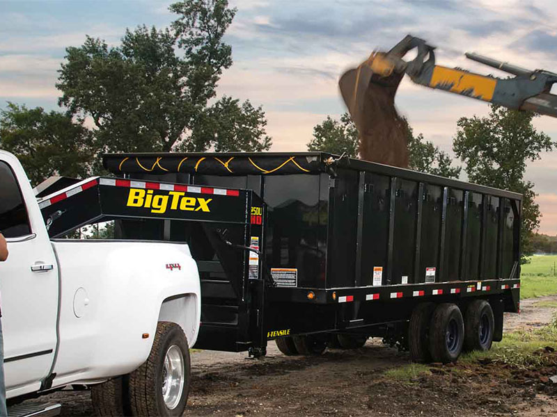 2025 Big Tex Trailers 25DU Tandem Dual Gooseneck Dump Trailers in Hollister, California - Photo 8