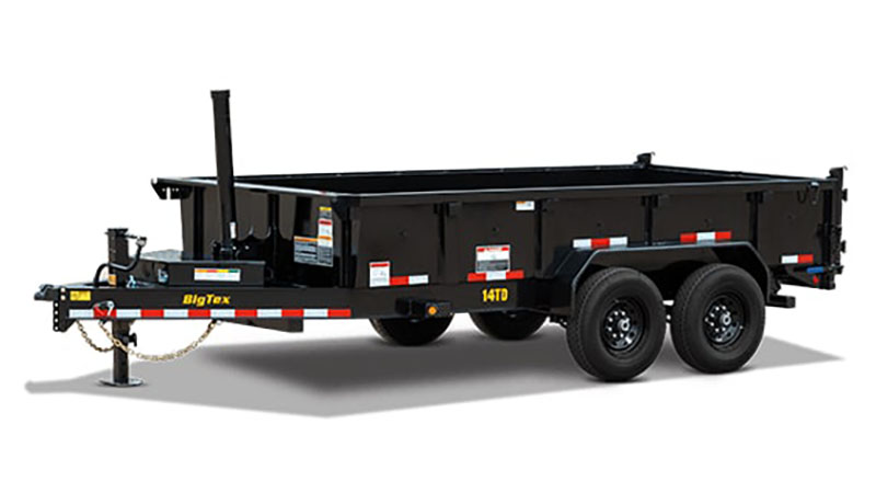 2025 Big Tex Trailers 14TD Heavy Duty Telescopic Dump Trailers 14 ft. in Hollister, California - Photo 1