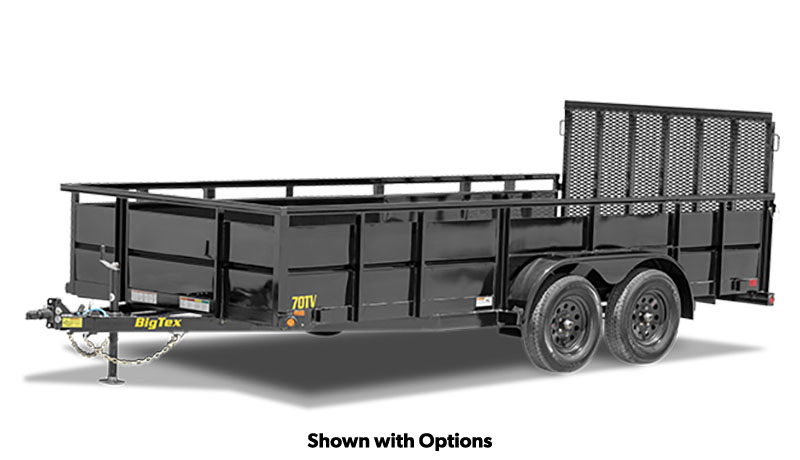 2025 Big Tex Trailers 70TV Tandem Axle Vanguard Trailers 14 ft. in Hollister, California - Photo 1