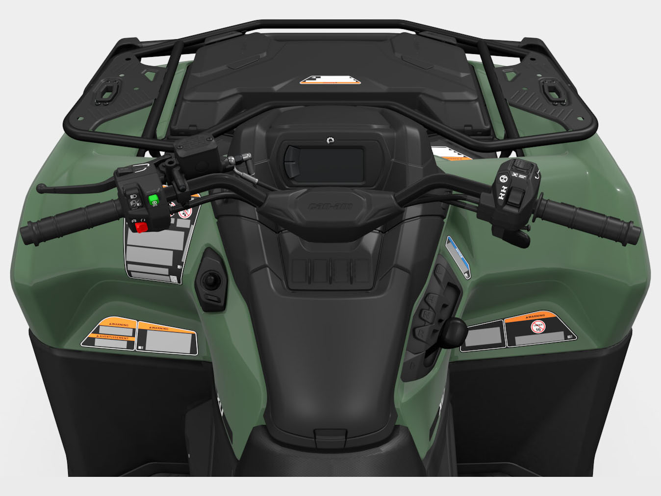 NFS限定 tempur ABCカモ 柄 テンピュール クッション グリーンカモ New 2026 Can-Am Outlander MAX PRO XU HD7 Compass Green | ATVs in