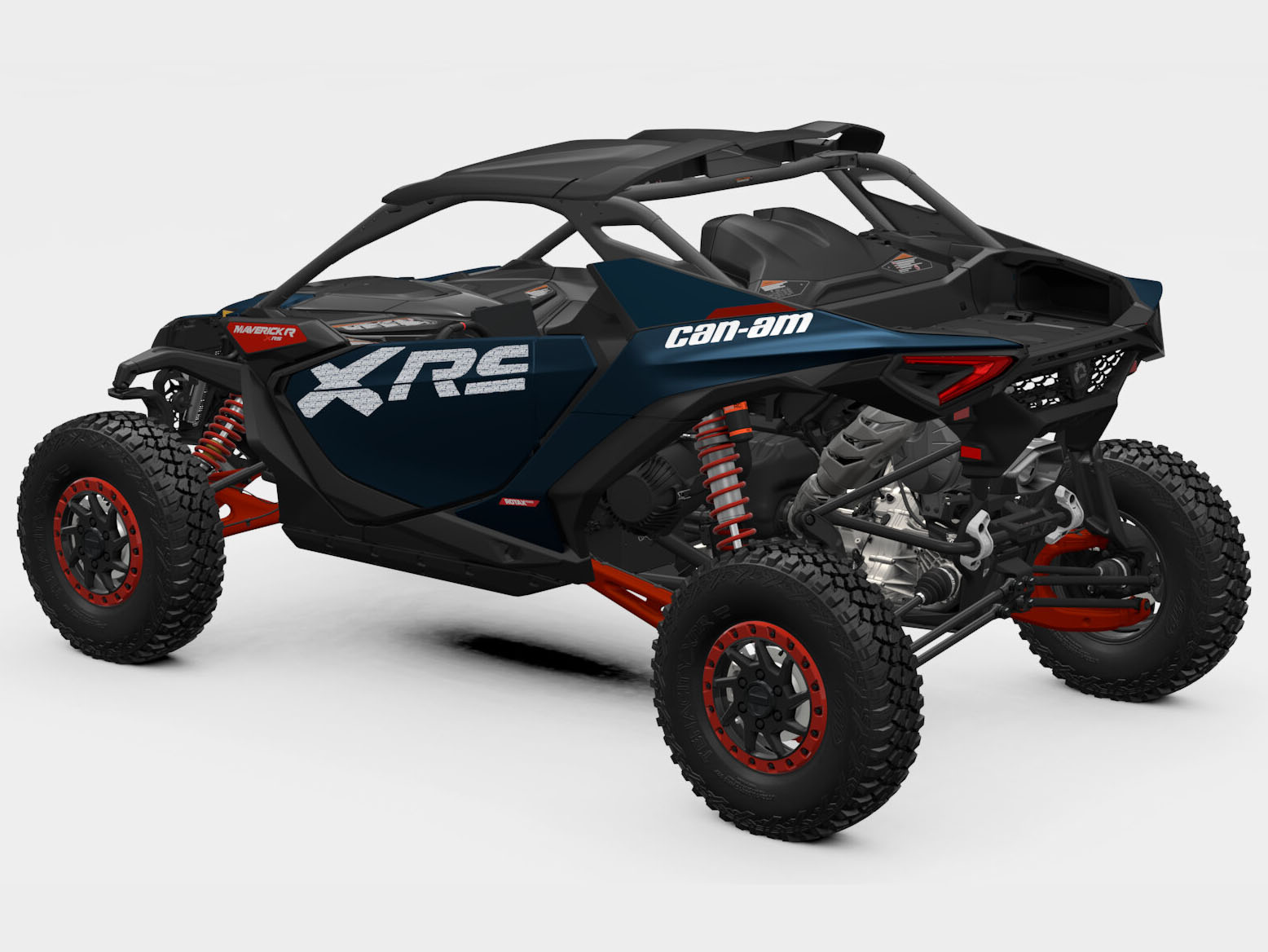 New 2026 Can-Am Maverick R X RS with Smart-Shox Dusty Navy