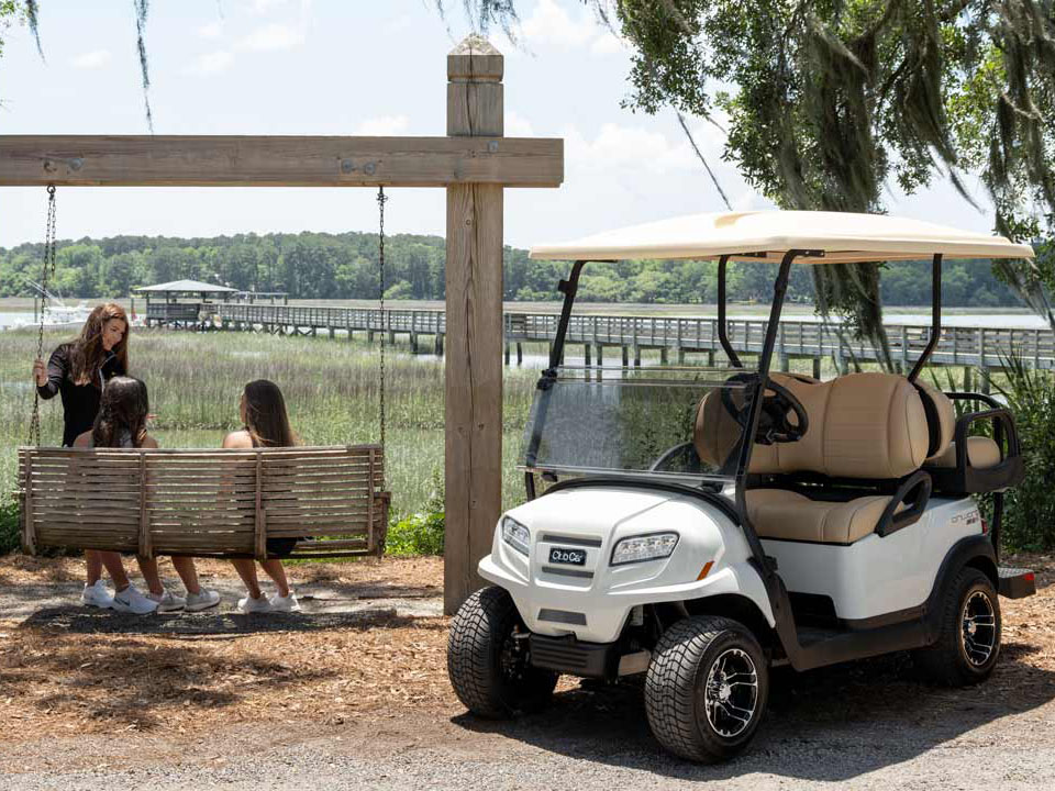 New 2025 Club Car Onward 4 Passenger HP Lithium Metallic