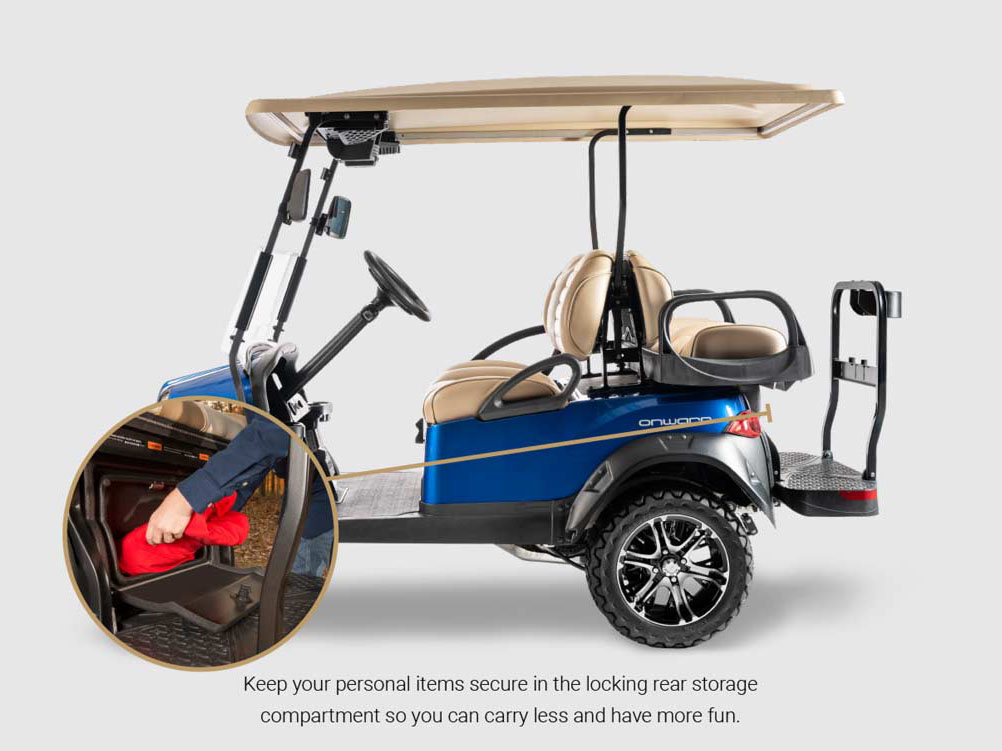 CARVER CREST INT’L INC LIMITED EDITION New 2025 Club Car Onward 4 Passenger Lifted Electric, Mount Airy