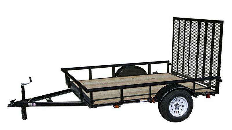2022 Carry-On Trailers 6 x 8 ft. 2.4K Tube Top Rail Utility Trailer in Radford, Virginia