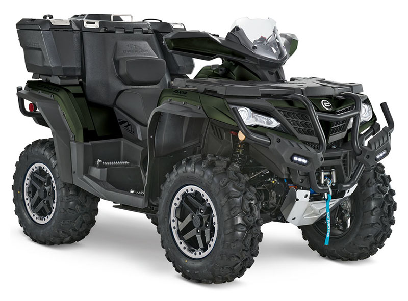 New 2024 CFMOTO CForce 1000 Overland ATVs in Thomaston CT Tactical Green