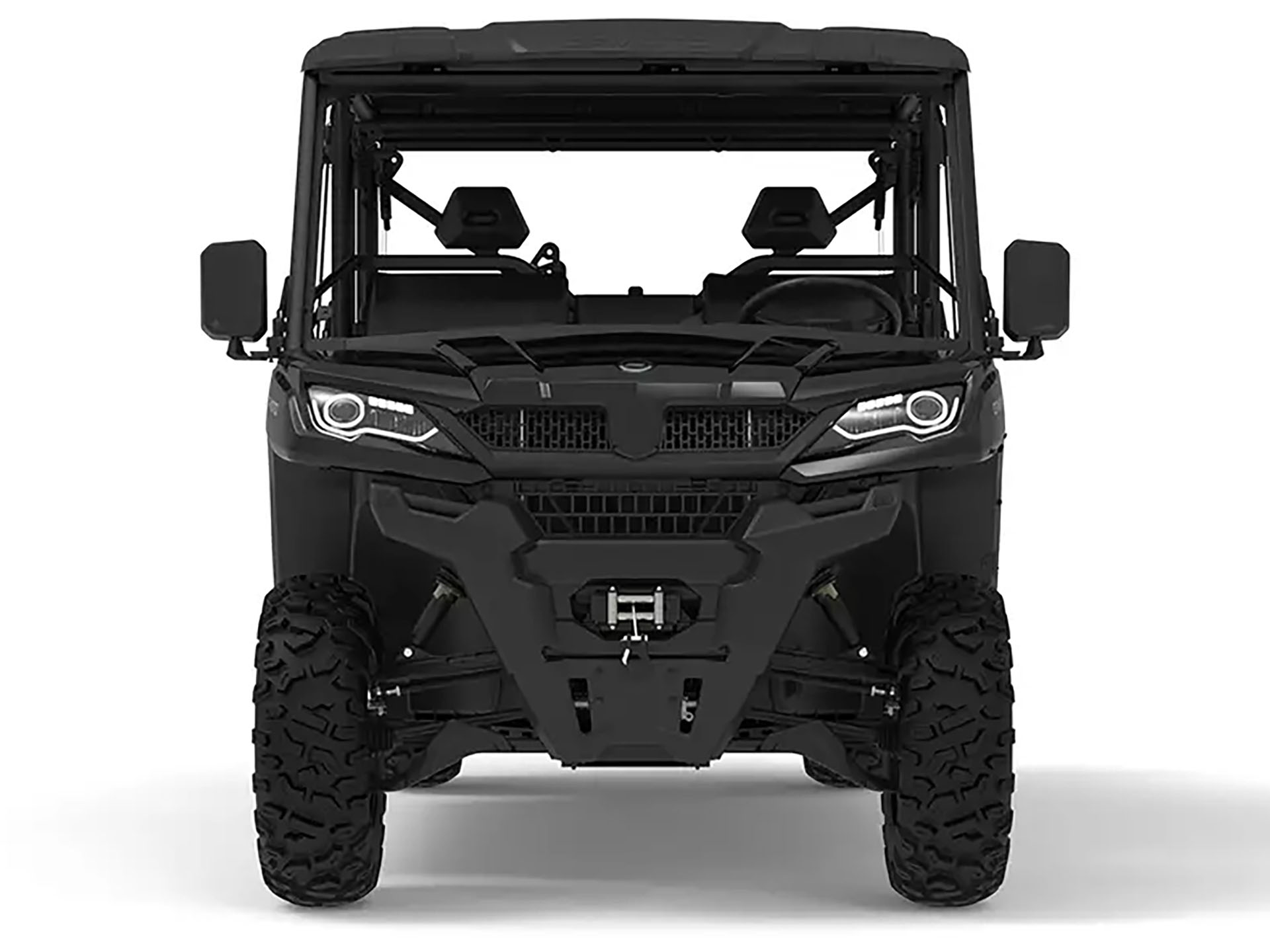 StarknightMT UTV Seat Covers For CFMOTO UFORCE 1000 / 1000 XL (2019-2024) - 1680D Waterproof, Black, 7-Piece Set (Front Seats)