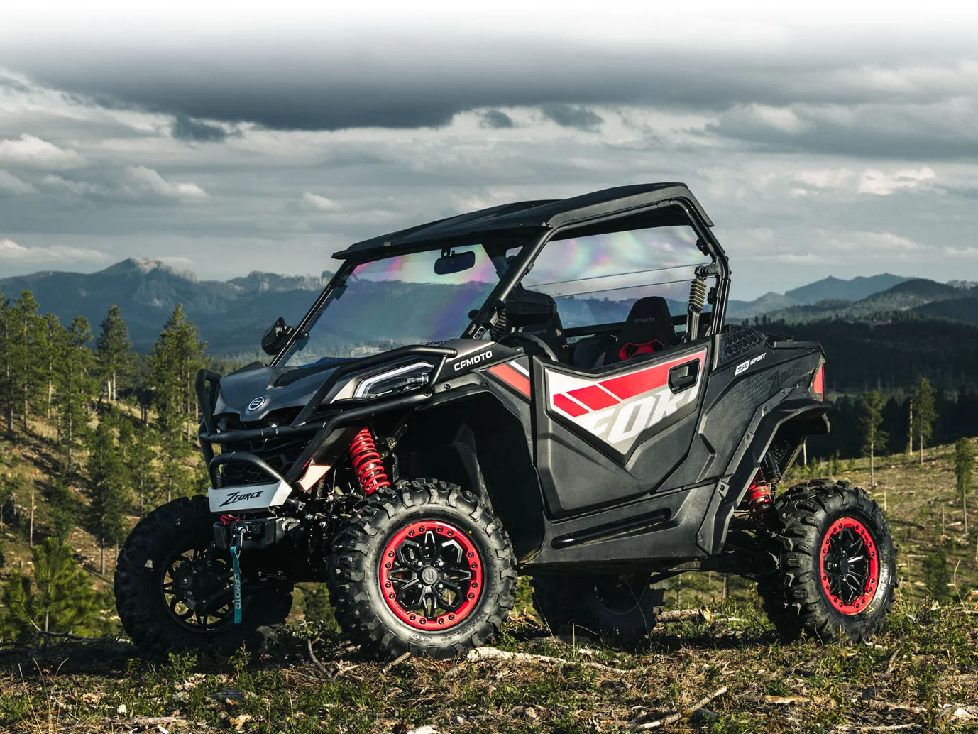 New 2026 CFMOTO ZForce 950 Sport Magma Red Utility Vehicles For