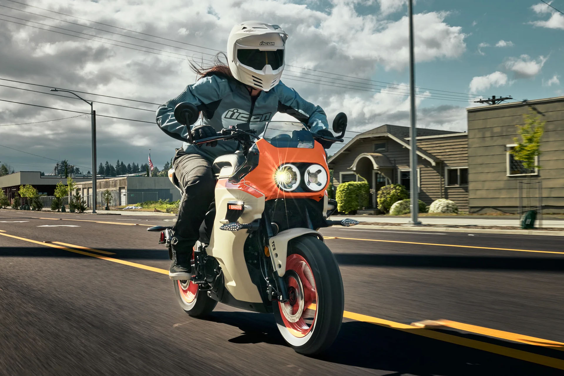 New 2027 CFMOTO Papio SS Nebula White Motorcycles For Sale in