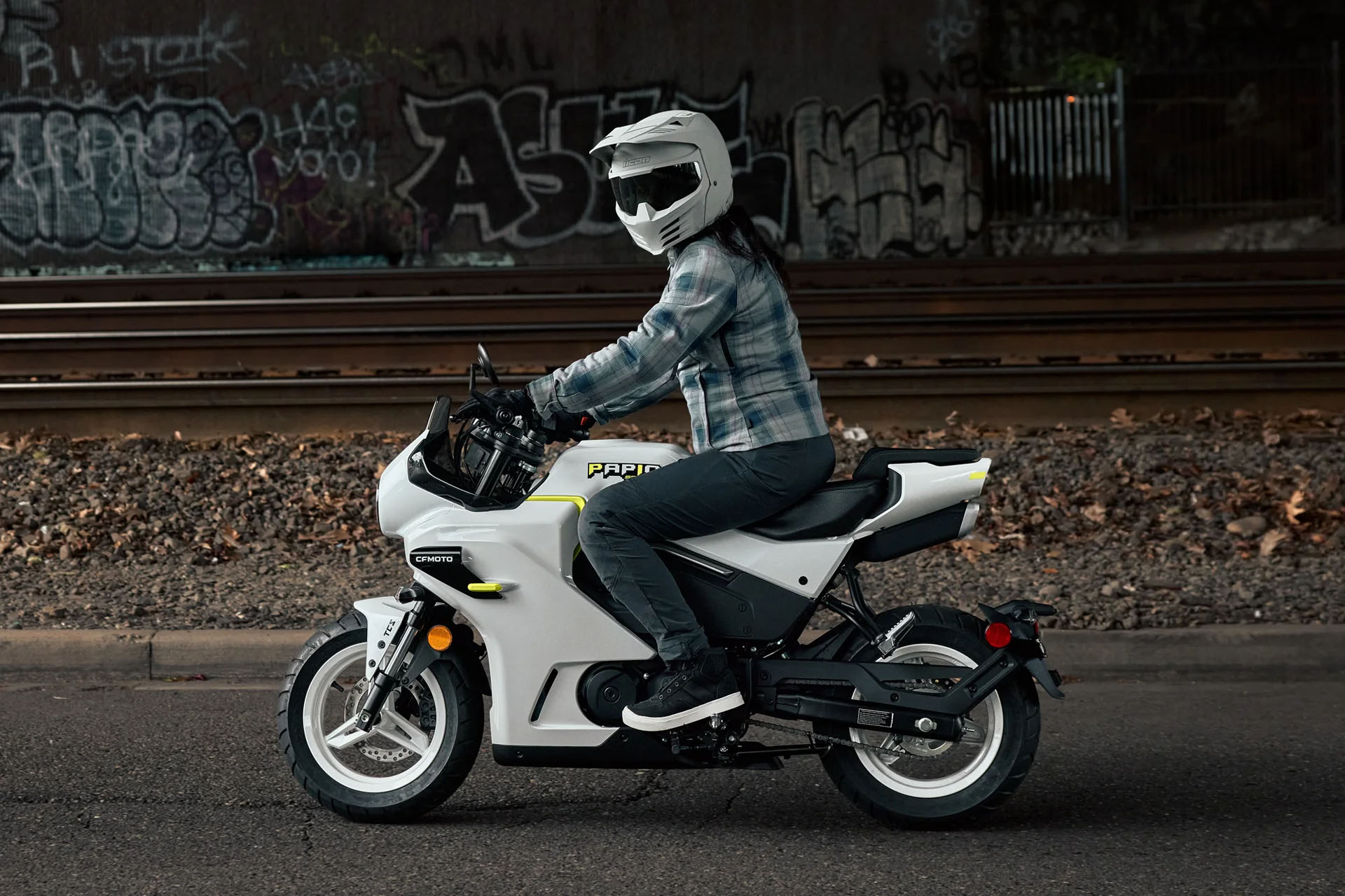 New 2027 CFMOTO Papio SS Nebula White Motorcycles For Sale in