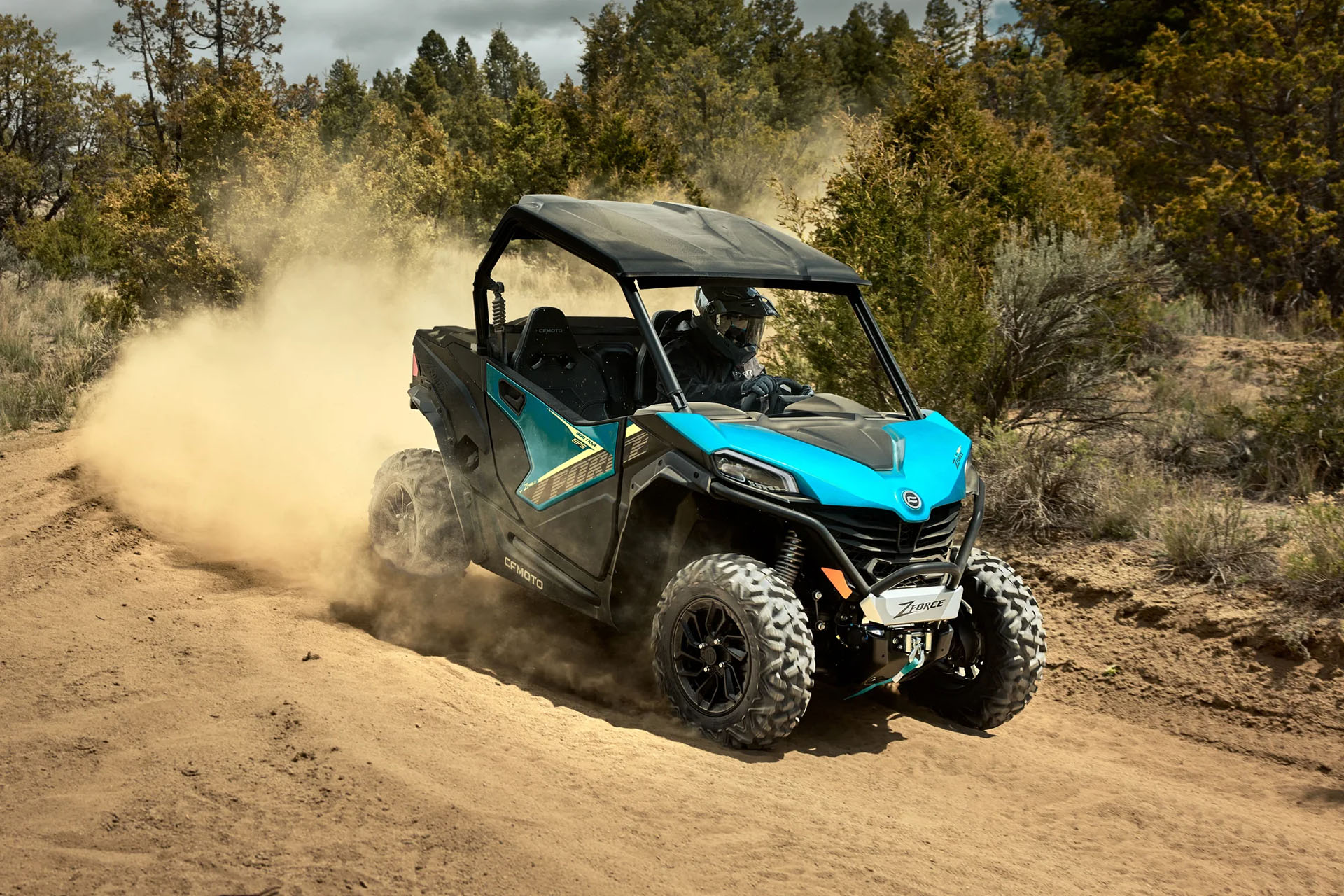 New 2027 CFMOTO ZFORCE 800 Trail EPS Nebula Black Utility Vehicles