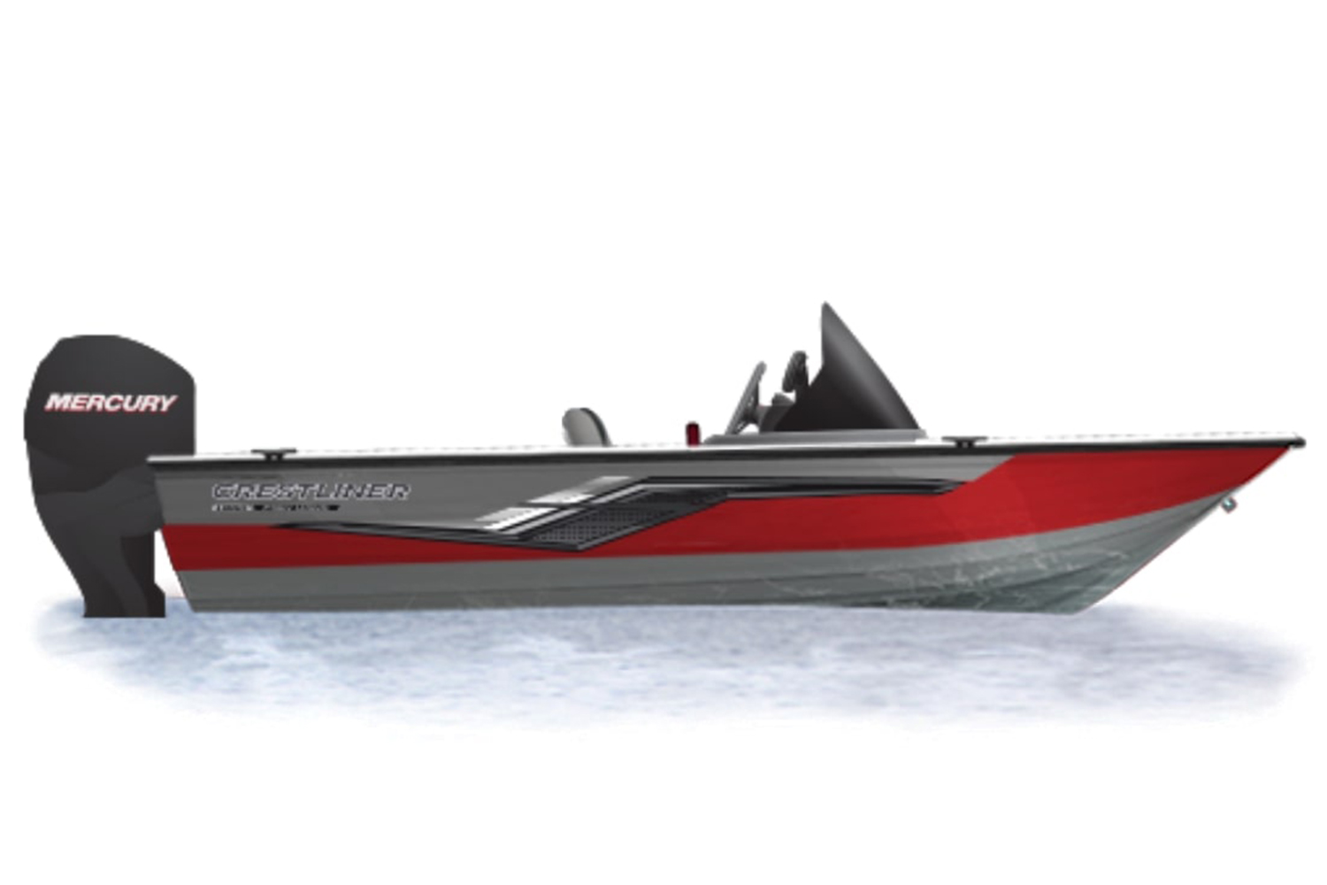 New 2025 Crestliner 1750 Fish Hawk SC Power Boats Outboard in