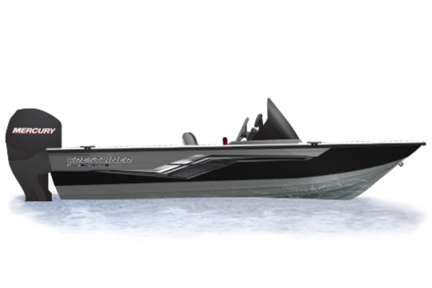 New 2025 Crestliner 1750 Fish Hawk SC Power Boats Outboard in