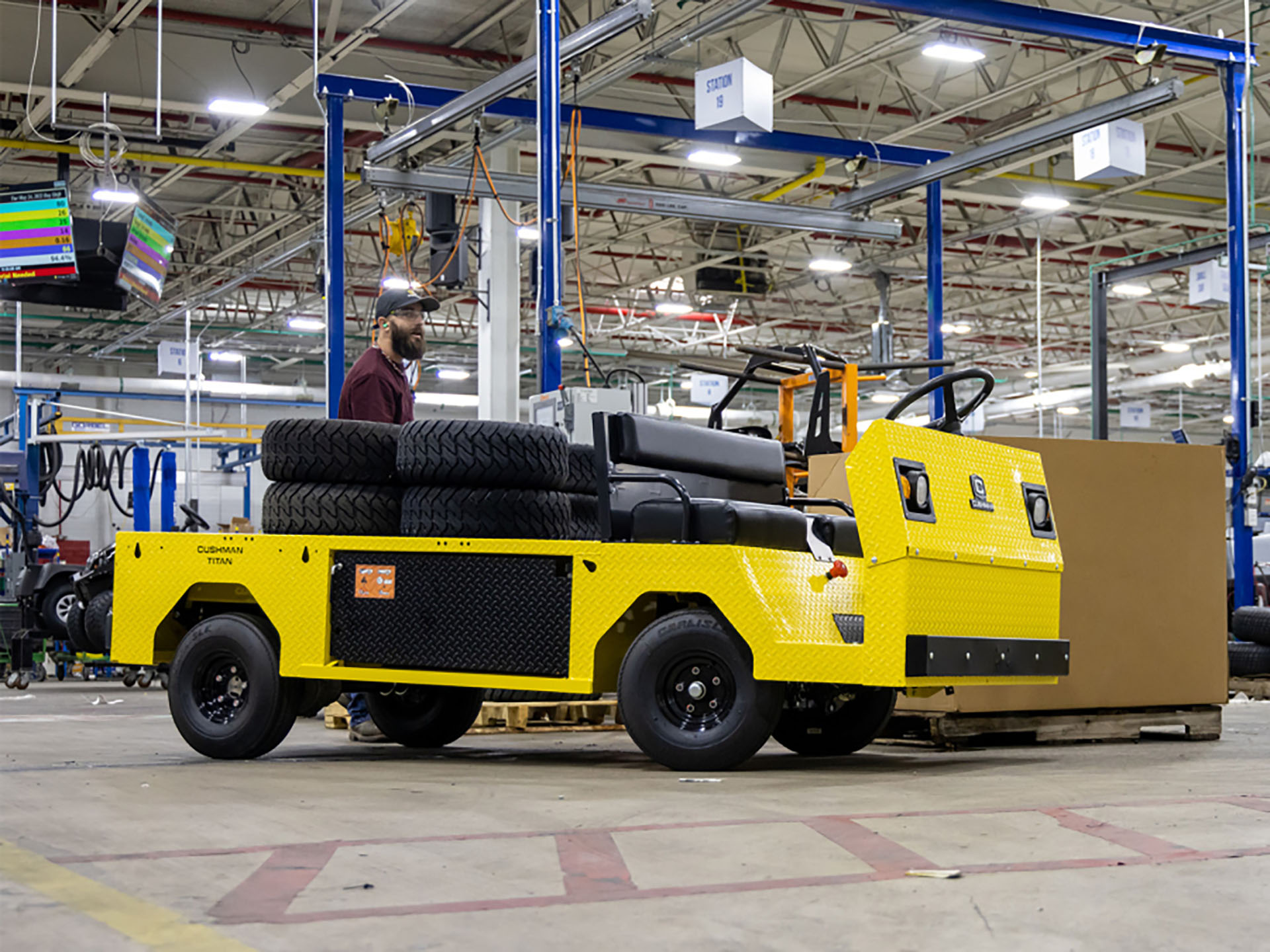 New 2025 Cushman Titan XD 48V 2-Passenger Electric