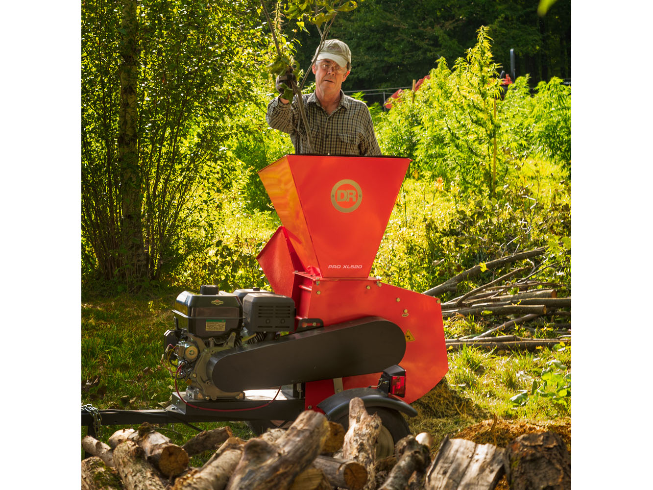 ライブロック　約5.0kg New DR Power Equipment PRO XL520 Orange | Chippers / Shredders in