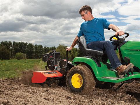 small garden tractor with tiller
