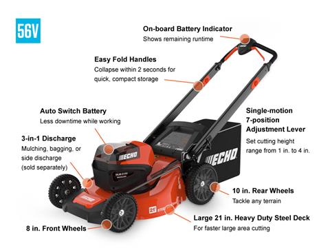 Echo DLM-2100C2 21 in. Push Includes 5.0Ah Battery & Standard Charger in Gaylord, Michigan - Photo 2