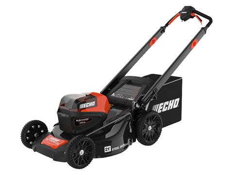 ECHO eFORCE 21 in. 56V Cordless Battery Walk Behind Self-Propelled Lawn Mower with Two 5.0 Ah Batteries/Rapid Charger
