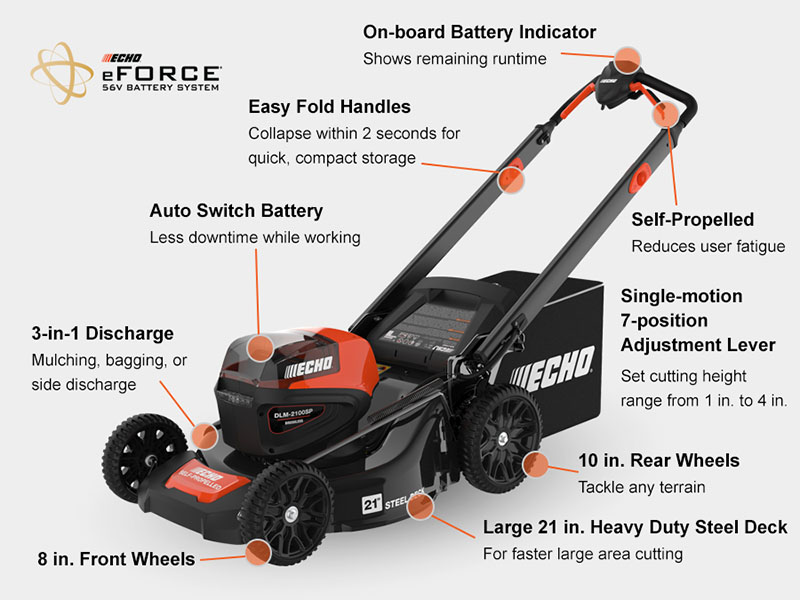 Echo DLM-2100SPBT 21 in. Self-Propelled Bare Tool in Gaylord, Michigan - Photo 2
