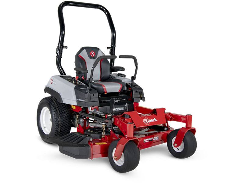 New 2023 Exmark Radius E-Series 52 in. Exmark 708 cc Red