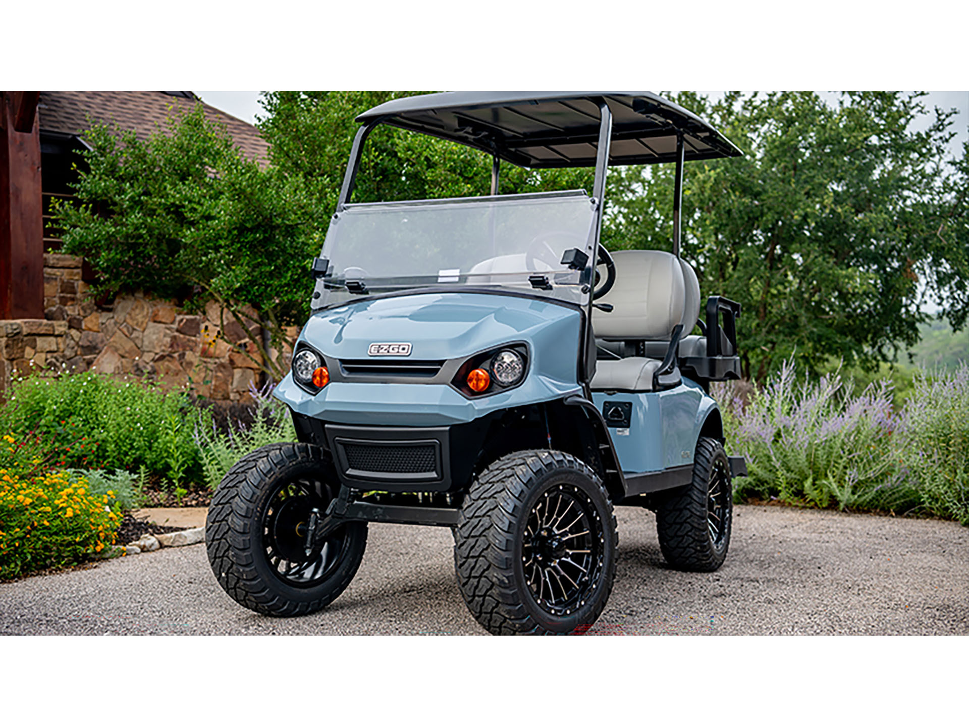 New 2025 E-Z-GO Express 4 Gas Platinum | Golf Carts in Lewiston ID |