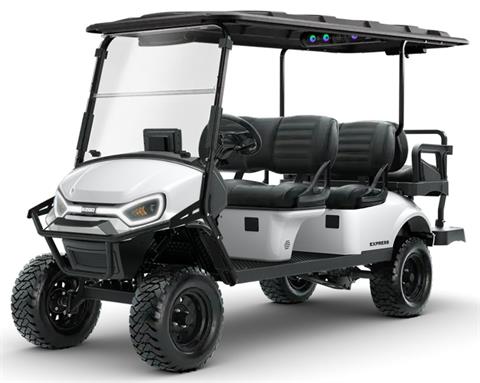 GKT　White L New 2027 E-Z-GO Express 6 Summit XT 13.5-hp Gas Black | Golf Carts