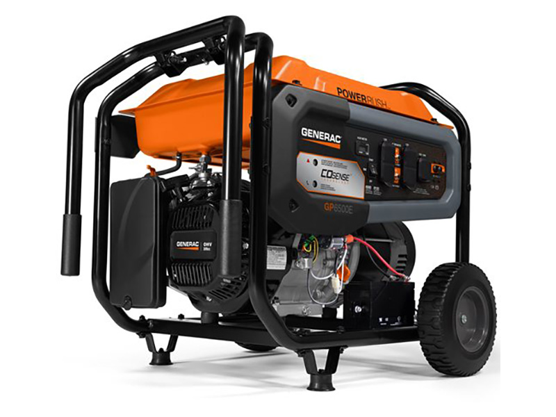 Generac 6500W Portable Generator Electric Start with COsense in Gaylord, Michigan