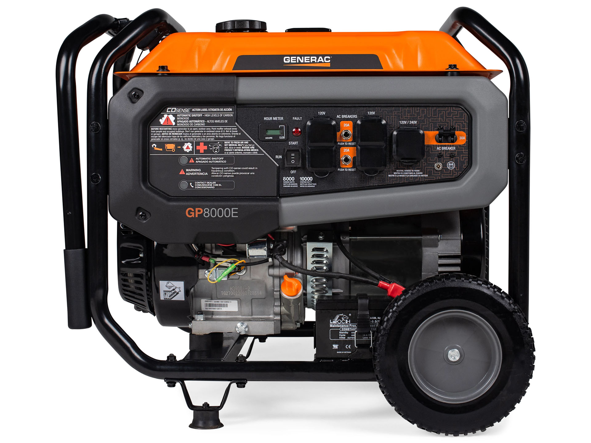 Wisconsin Generator New Generac GP8000E Portable Generator, Weston WI | Specs, Price ...