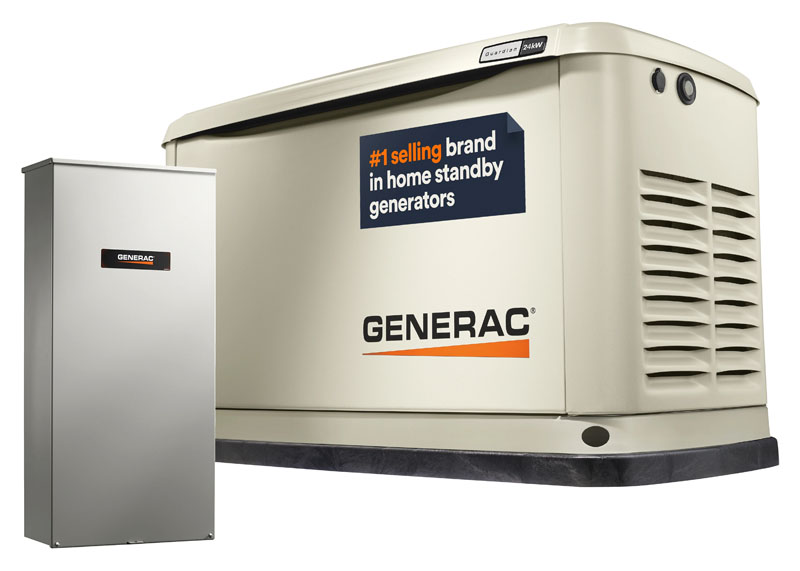 2000 24kW Standby Generator With Whole House Switch