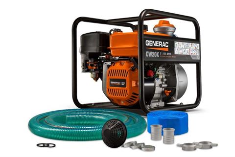 Generac 2 in. Clean Water Pump with Hose Kit in Gaylord, Michigan