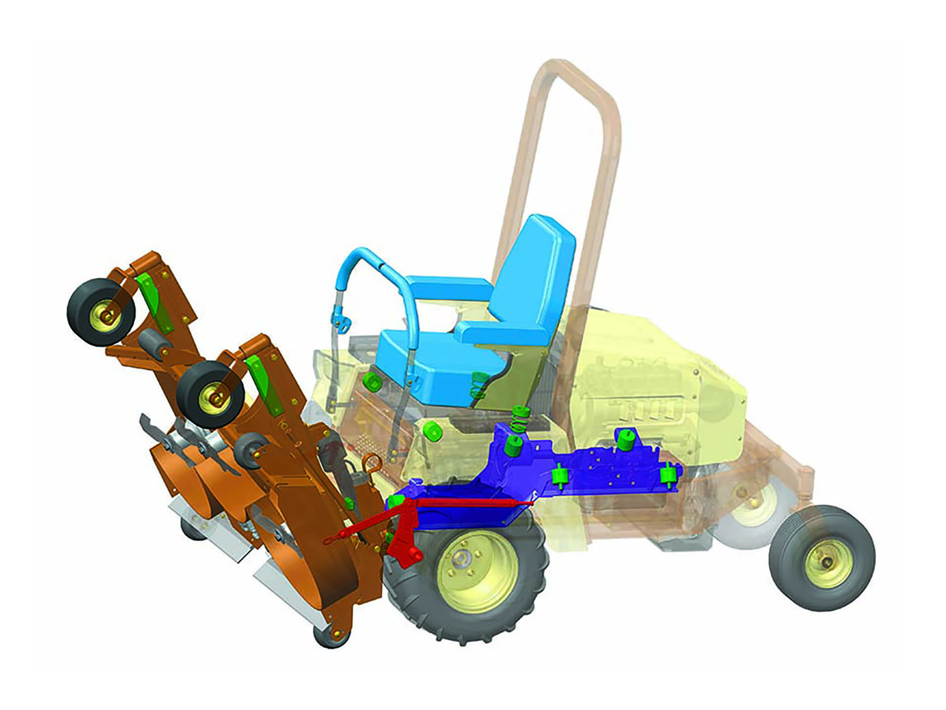 New 2025 Grasshopper 725KT Kohler 747 cc Brown | Lawn Mowers