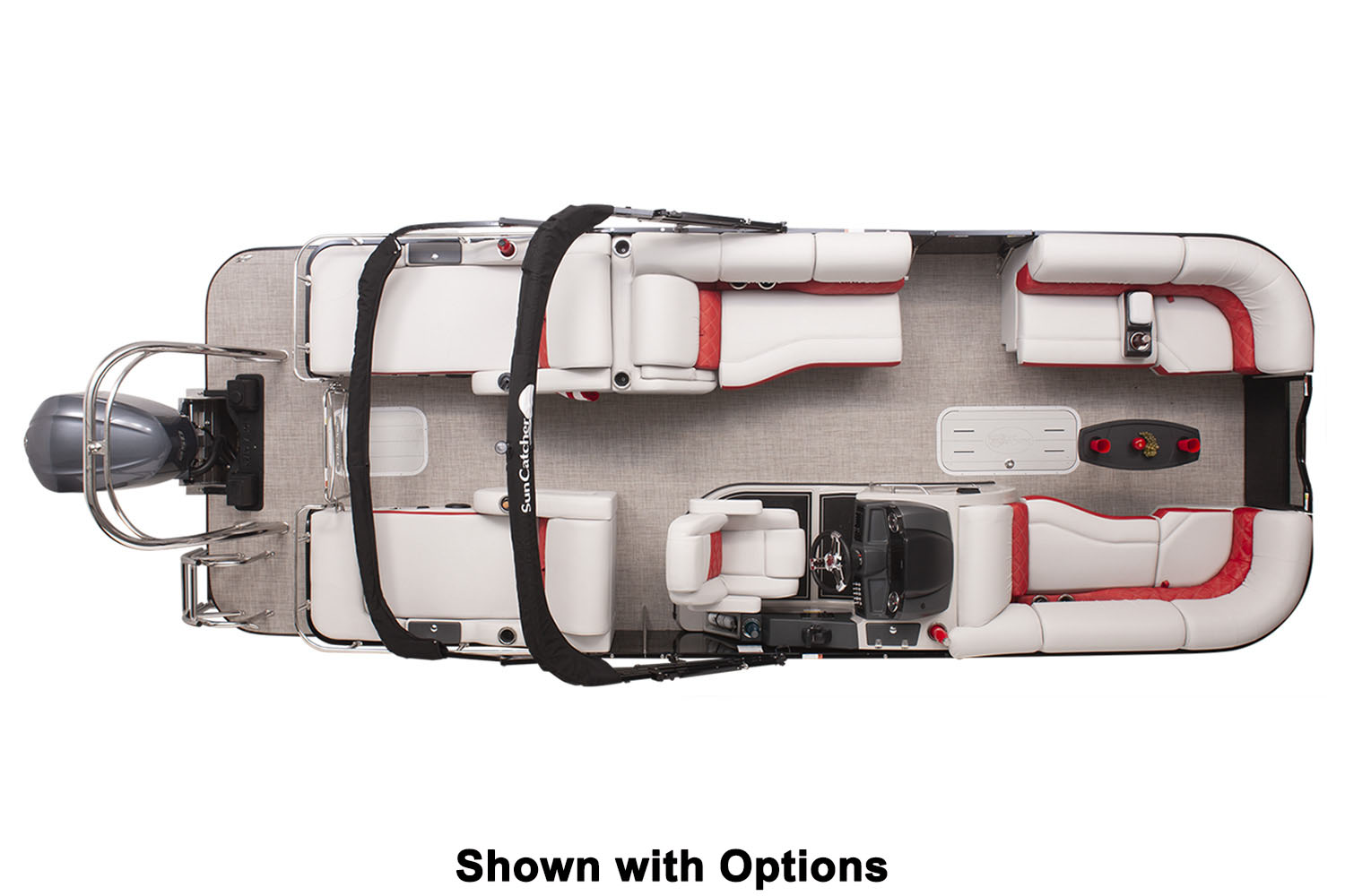 New 2025 SunCatcher Elite 324 SS Power Boats Outboard in
