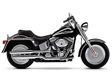 Used 2003 Harley-Davidson FLSTF/FLSTFI Fat Boy® Vivid Black