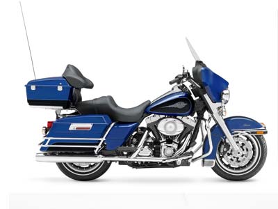 Used 2008 Harley Davidson Electra Glide Classic Pacific Blue Pearl Vivid Black Motorcycles in Upper Sandusky OH 680770