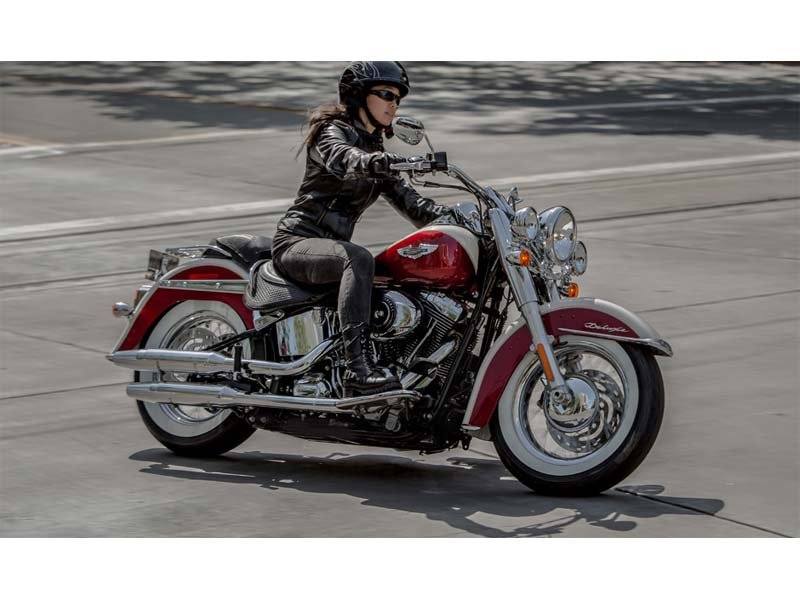 New 2013 Harley-Davidson Softail® Deluxe Birch White / Ember