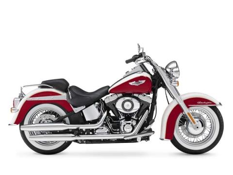 Harley-Davidson FLSTS 1:10 白赤 ① Maistno Harley Davidson Heritage Springer FLSTS Model Diecast