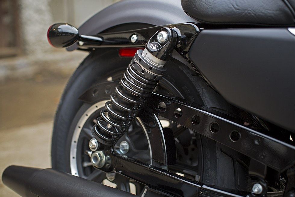 Iron 883 suspension outlet