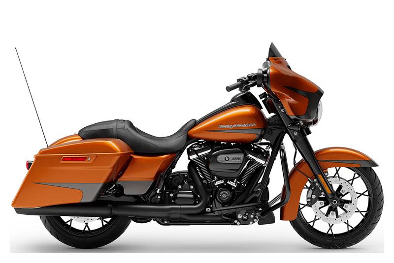 Used 2020 Harley Davidson Street Glide Special Motorcycles in Leominster MA A. MERCHANT Scorched Orange Silver Flux