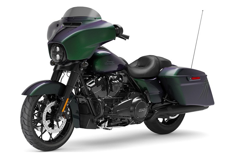 Used 2021 Harley Davidson Street Glide Special Snake Venom Black Pearl Option Motorcycles For Sale in Joliet Illinois Conrad s Harley Davidson