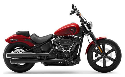 Used 2022 Harley Davidson Street Bob 114 Redline Red Motorcycles in Lynchburg VA 052064A