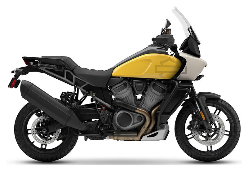 New 2023 Harley Davidson Pan America 1250 Special Industrial Yellow White Sand with Cast Wheels Motorcycles in Osceola IA