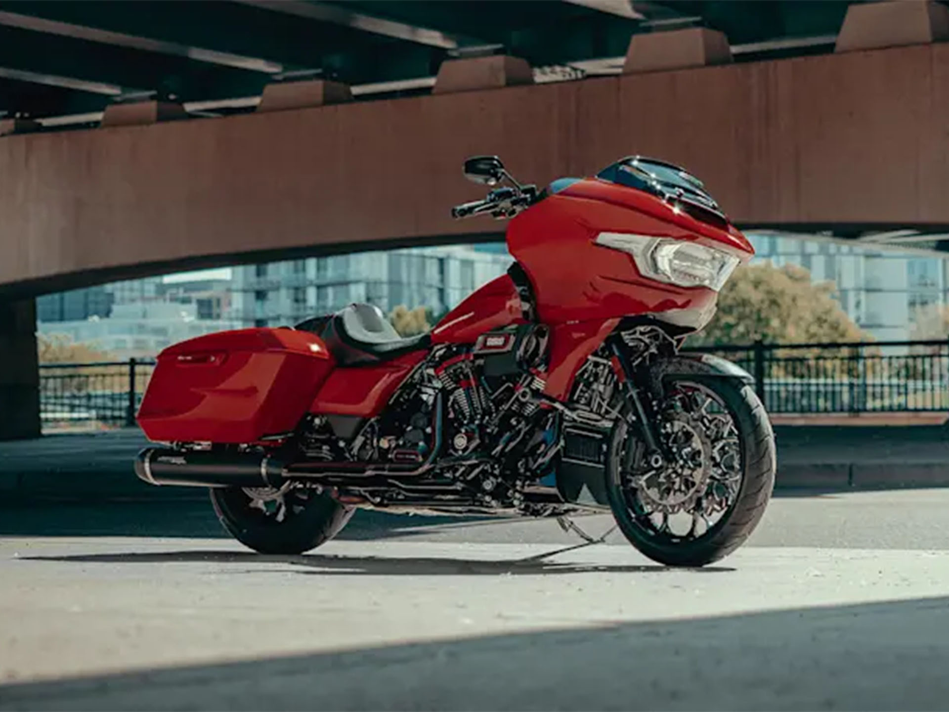 New 2025 Harley Davidson CVO Road Glide ST Rally Red Motorcycles For 