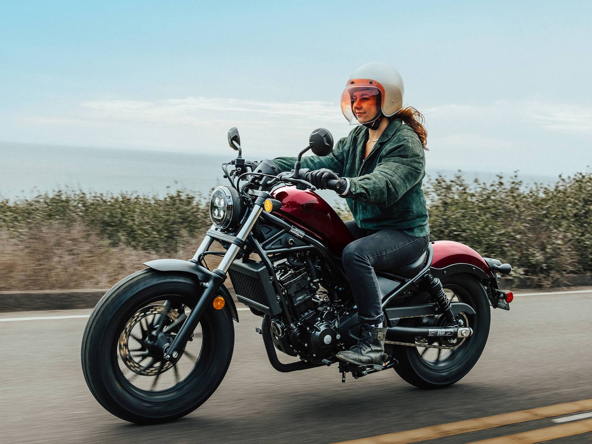New 2023 Honda Rebel 300 Candy Diesel Red Motorcycles in Moon Township PA 600563