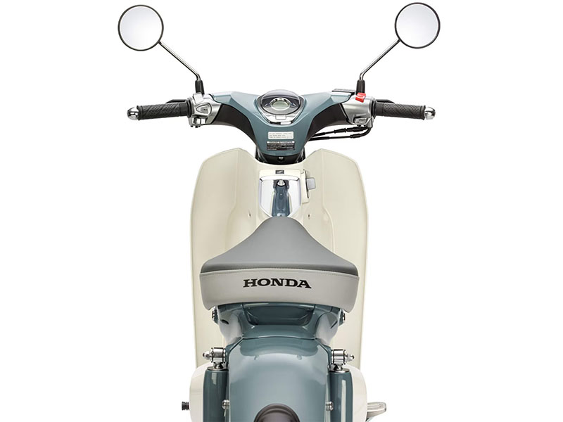 New 2024 Honda Super Cub C125 ABS Motorcycles in Houston TX Pearl Niltava Blue