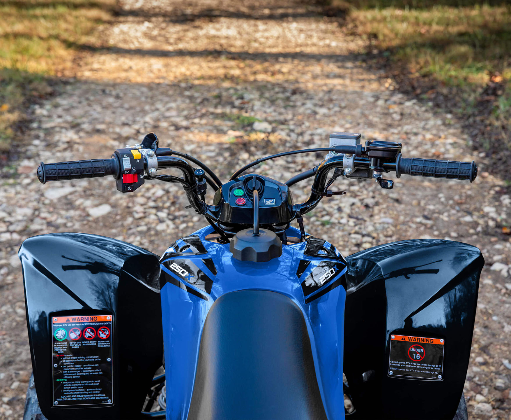 New 2027 Honda TRX250X | ATVs in Houston TX | Racing Blue