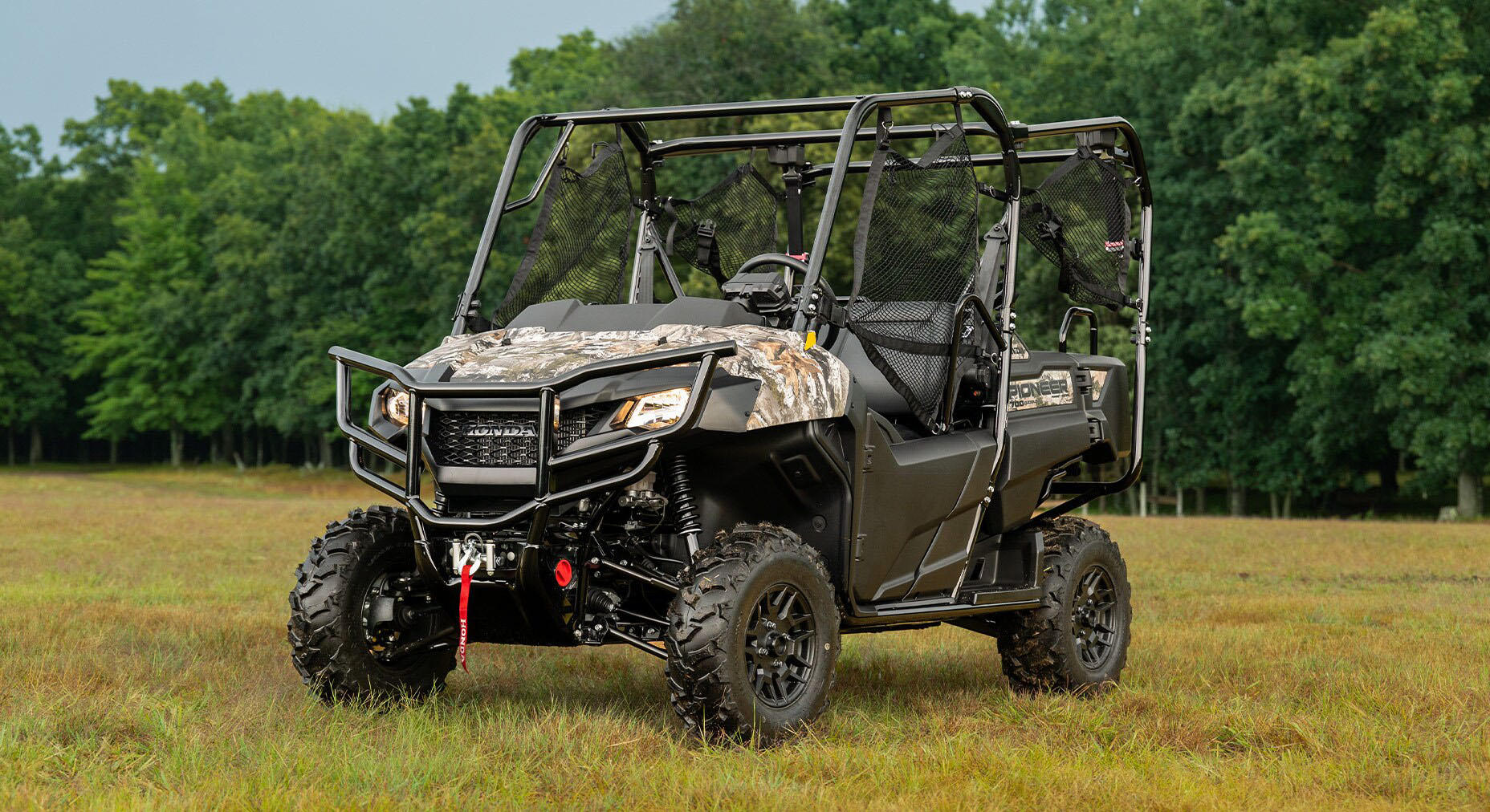 New 2027 Honda Pioneer 700-4 Forest TrueTimber Atera Camo