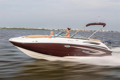 New 2021 Hurricane SunDeck 2410 OB Power Boats Outboard in