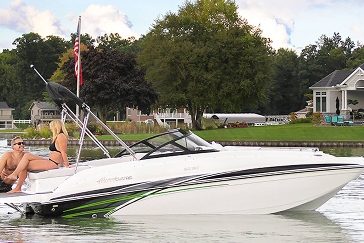 New 2022 Hurricane SunDeck 187 IO Power Boats Inboard in Lafayette, LA
