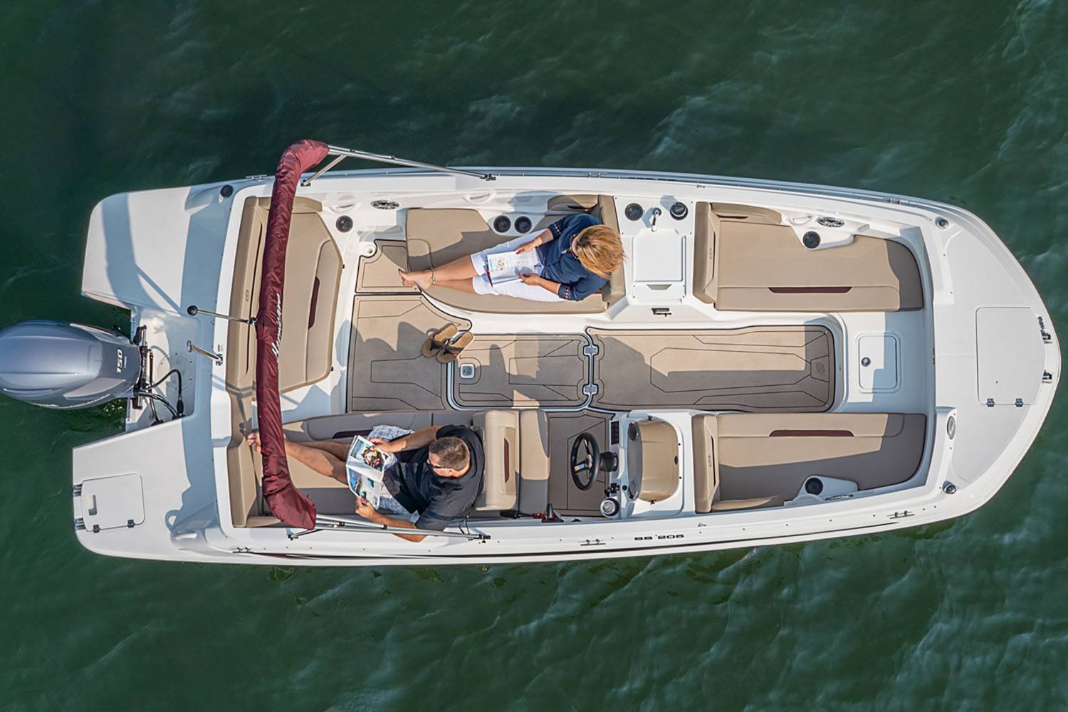 New 2022 Hurricane SunDeck Sport 205 OB Power Boats Outboard in