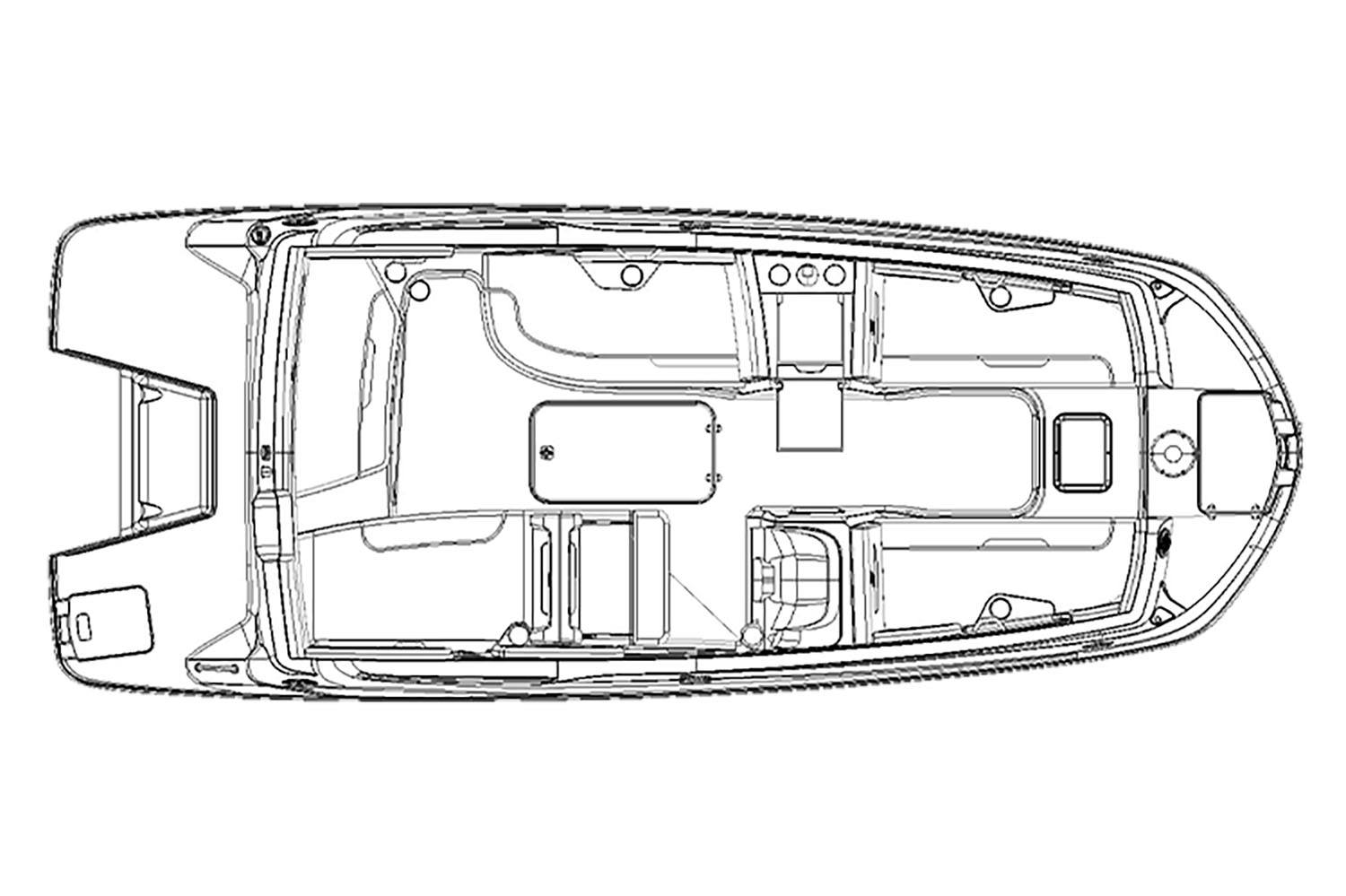 New 2022 Hurricane SunDeck Sport 205 OB Power Boats Outboard in