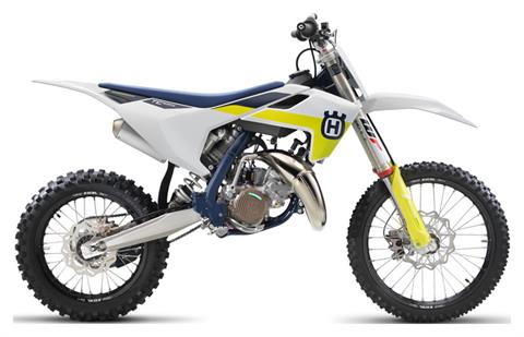 Used 2021 Husqvarna TC 85 17 14 White Yellow Blue Motorcycles in Austin TX UB2805